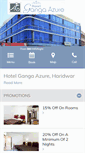 Mobile Screenshot of hotelgangaazure.com